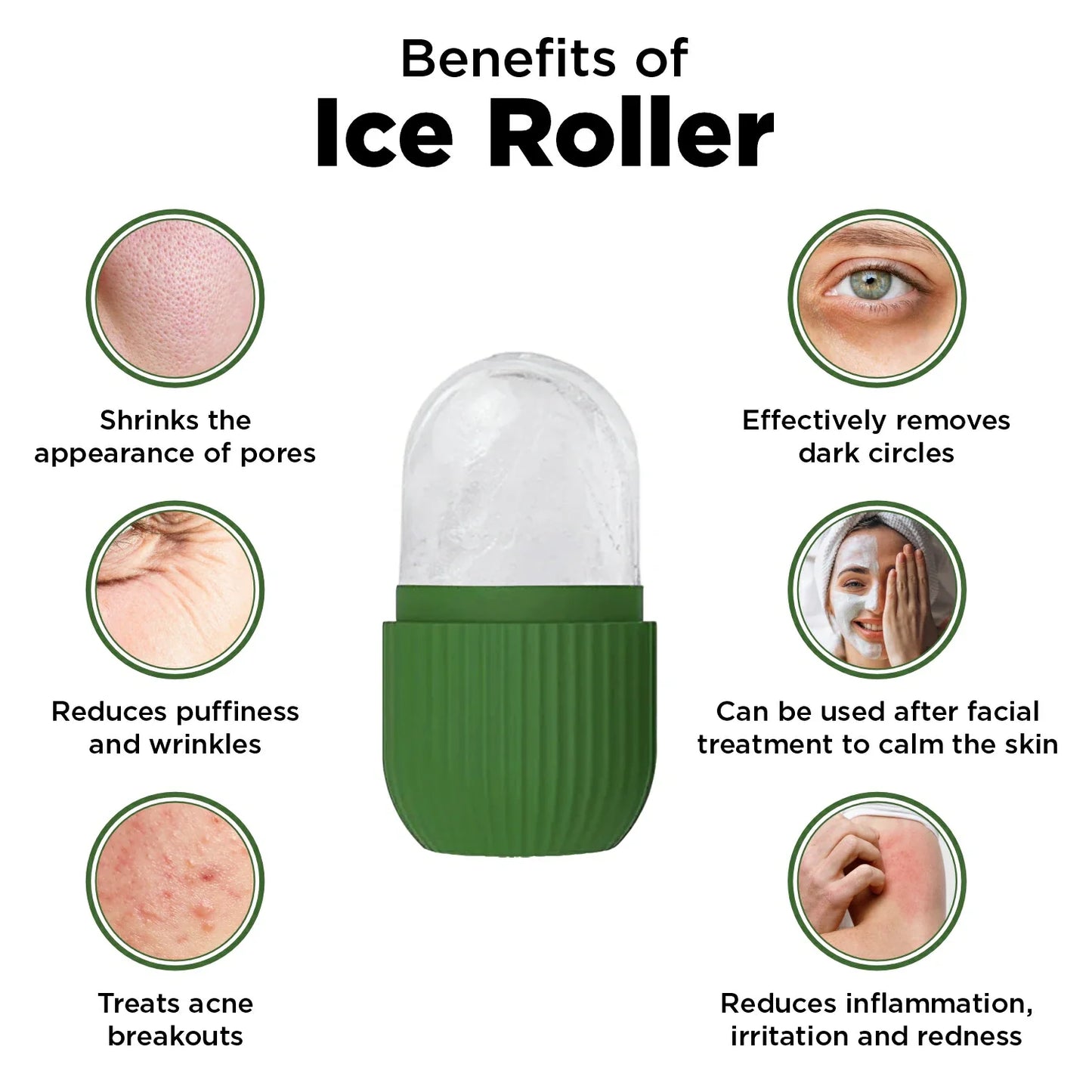Silicone Ice Cube Ice Ball Face Massager